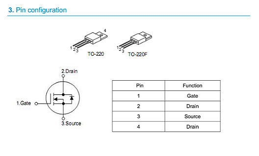 450V11A規格書;MOS管6140參數 450V11A規格書;MOS管6140參數