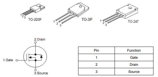 ?16n50參數(shù)及代換,KIA16N50H場(chǎng)效應(yīng)管參數(shù),中文資料-KIA MOS管