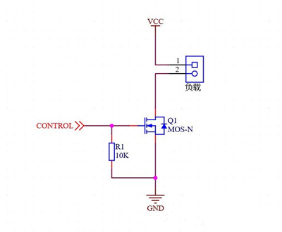 n溝道mos管開關電路