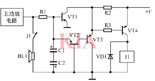 音響保護(hù)電路,揚(yáng)聲器保護(hù)電路圖分享-KIA MOS管